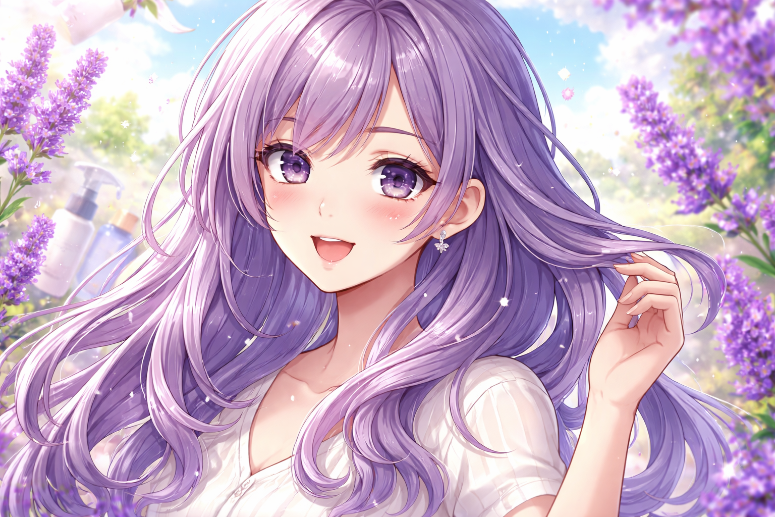 (ラベンダーアッシュ)ってどんな髪色?ブリーチなしでも透明感は出るの?