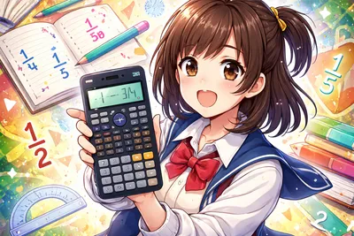 分数電卓とは？宿題の検算や料理・DIYで使える便利な使い方を解説