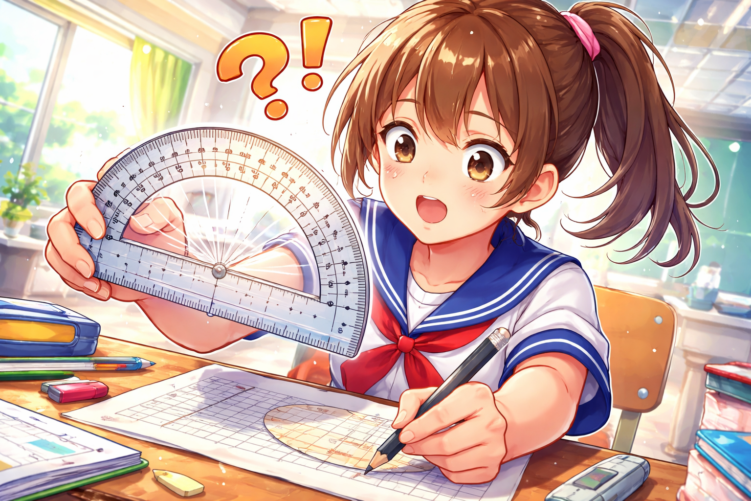 (分度器)ちゃんと測れないのはなぜ?使い方とコツって何?