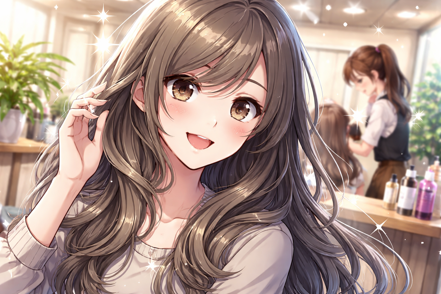 (グレージュ ブリーチなし)ってどう?暗めでも透明感は出せるの?