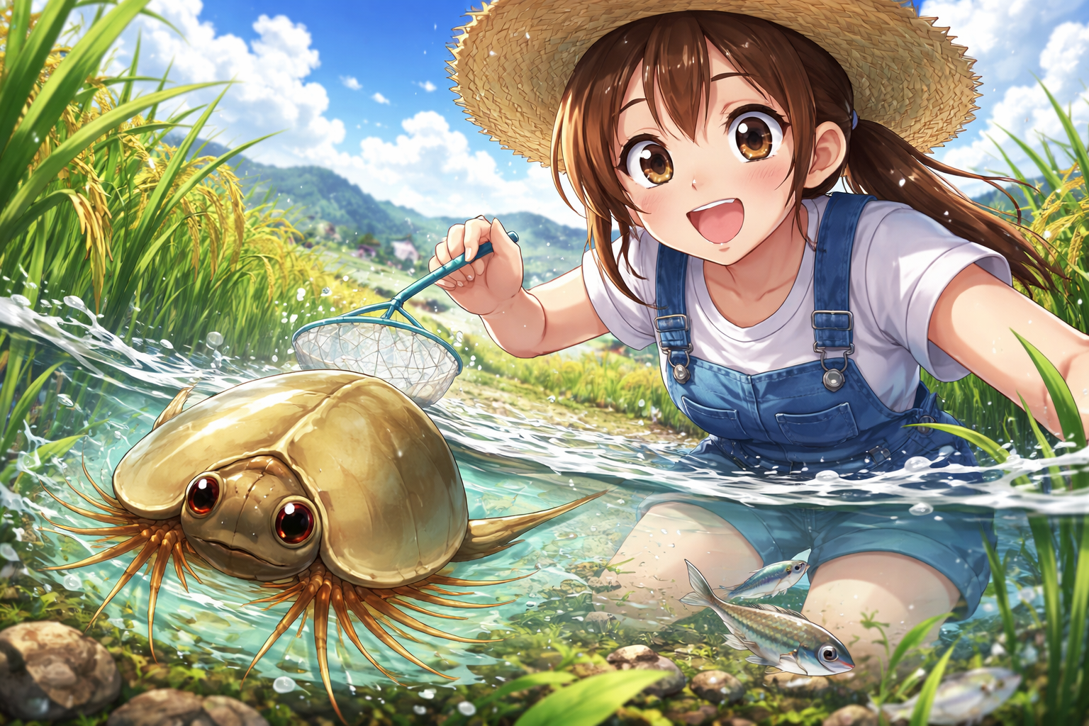 (カブトエビ)って何?田んぼで見つかる生きた化石の正体は?
