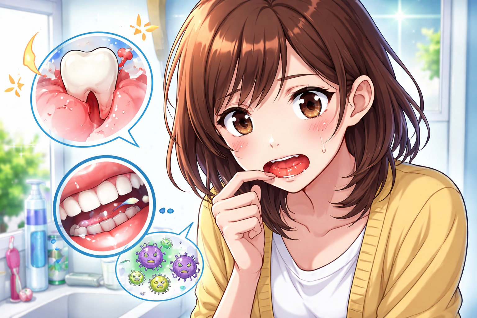 (歯茎の腫れ)これって自然に治る?放置が危ないサインの見分け方は?