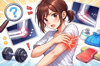 腕が痛い 肘から上って何が原因？セルフチェックと対処法は？