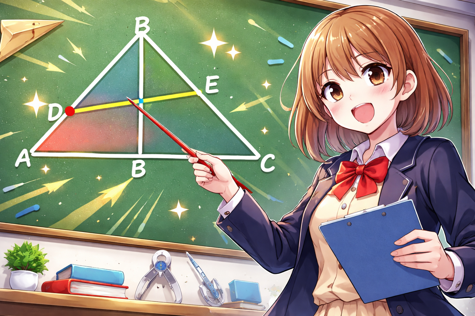 中点連結定理ってどういうこと?平行と半分が一気に分かるコツはある?