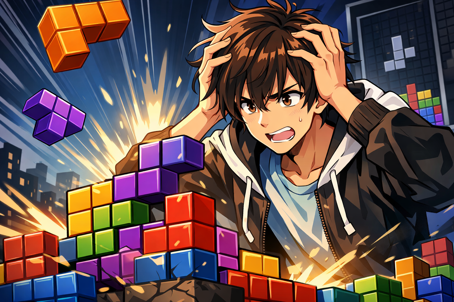 「テトリス」の歌詞は“人生が詰む感覚”をテトリスに重ねた曲だよ