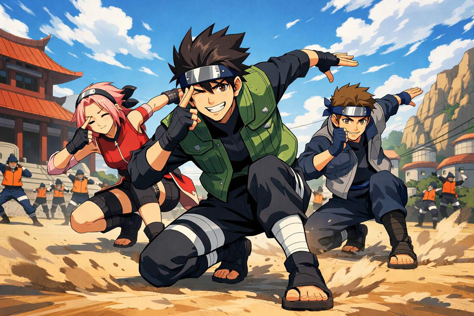 ナルトダンスは「科目三×NARUTO風コスプレ」のダンスミームだよ