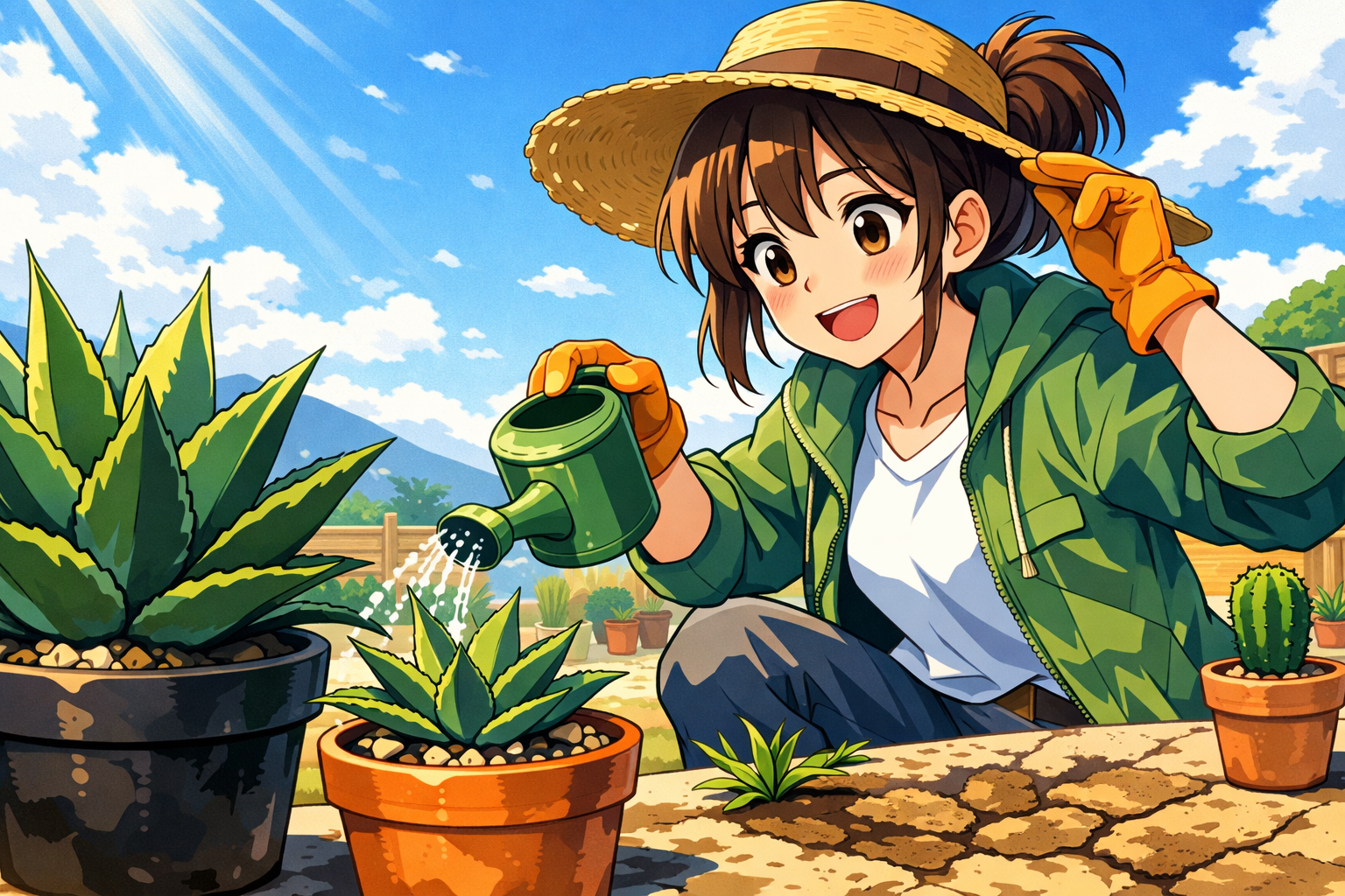 アガベは「乾かし気味」ができれば、けっこう育てやすい