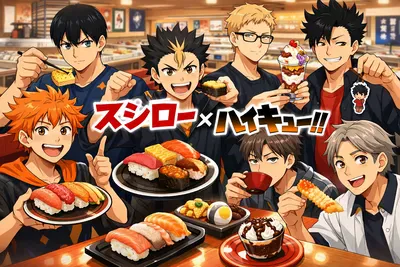 スシロー×ハイキュー!!コラボは何がある？限定メニュー・グッズ・開催情報をわかりやすく解説