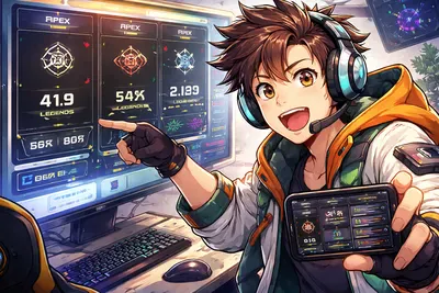 apexトラッカーとは？ゲーム内表示と外部戦績サイトの違い・使い方を解説